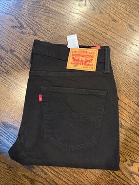 Levi's Men's 511  Black Slim Straight Jeans36x30